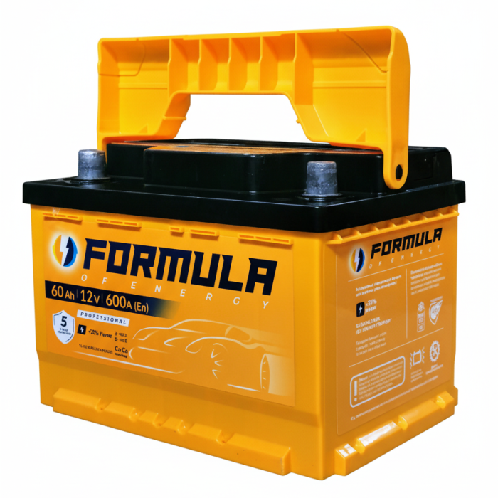 Акумулятор автомобільний 6CT-60 FORMULA Professional 60Ah-12V (242х175х175), (+ праворуч), EN600