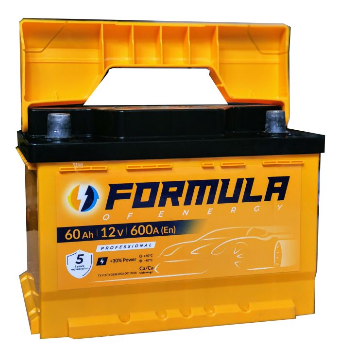 Акумулятор автомобільний 6CT-60 FORMULA Professional 60Ah-12V (242х175х175), (+ праворуч), EN600