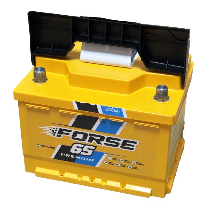 Акумулятор автомобільний 6CT-65 FORSE 65Ah-12V (242х175х175), (+ ліворуч), EN640